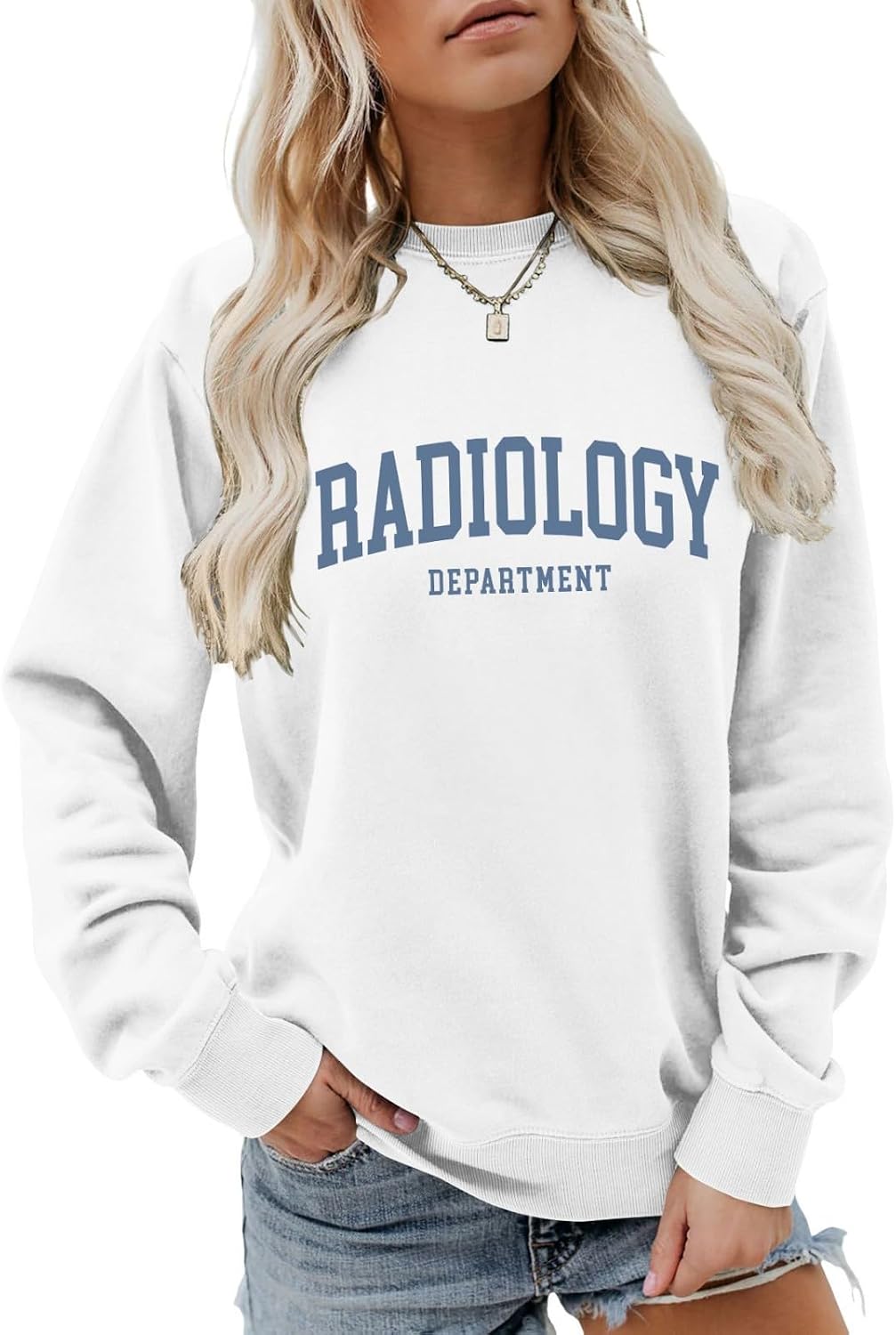 Radiology Department Sweatshirt For Women - White