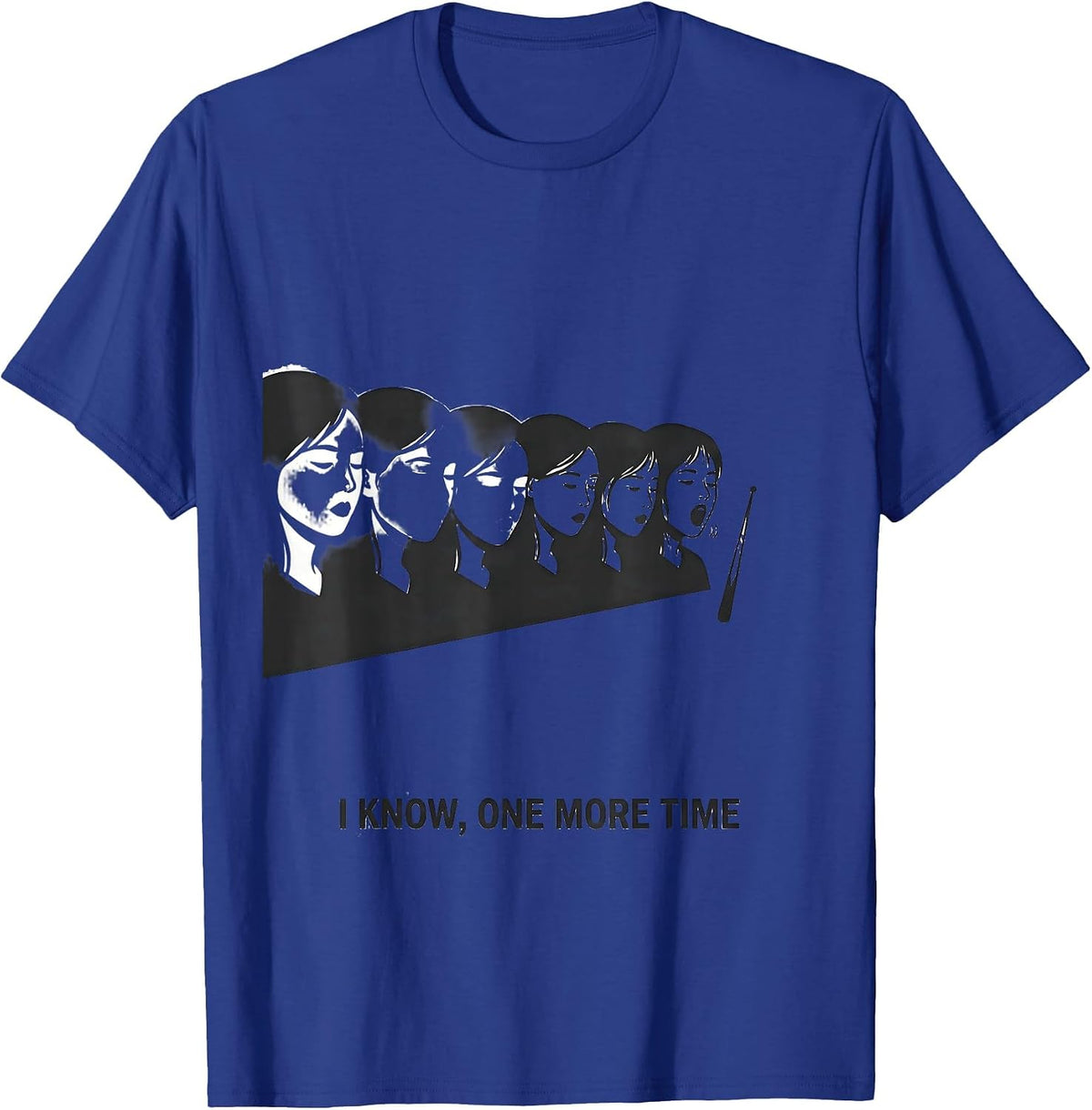 Men's I Know One More Time Funny Choir Singer Karaoke Humor T-Shirt - Royal Blue