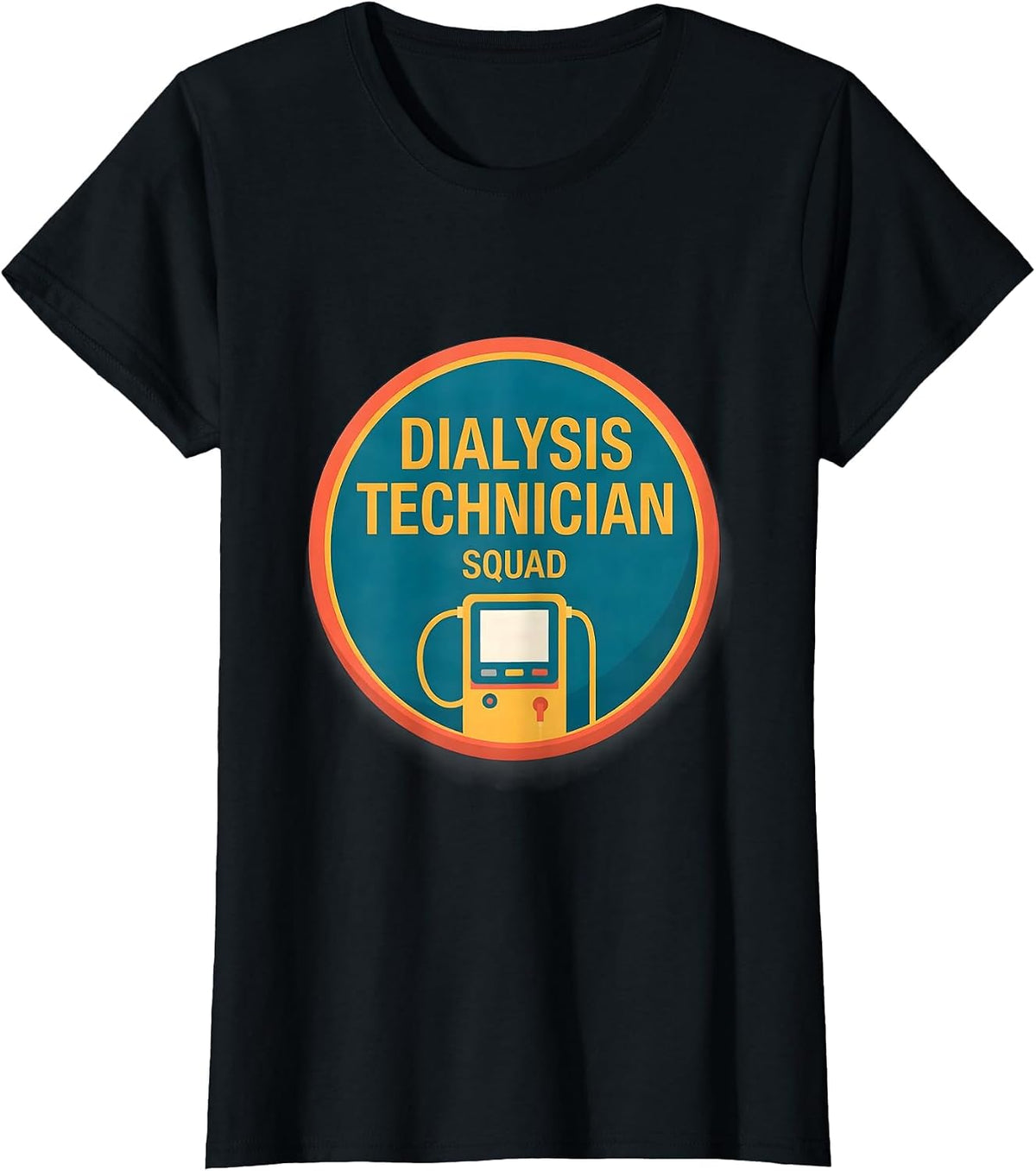 Dialysis Technician Squad Nephrology Tech Occupational Pride T-Shirt - Black