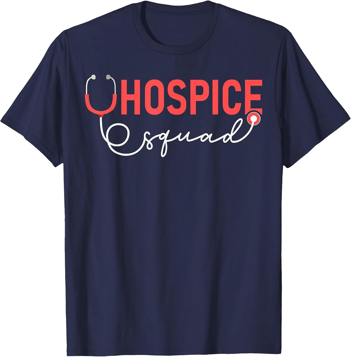 Hospice Squad Hospice Nurse Aide T-Shirt - Navy Blue