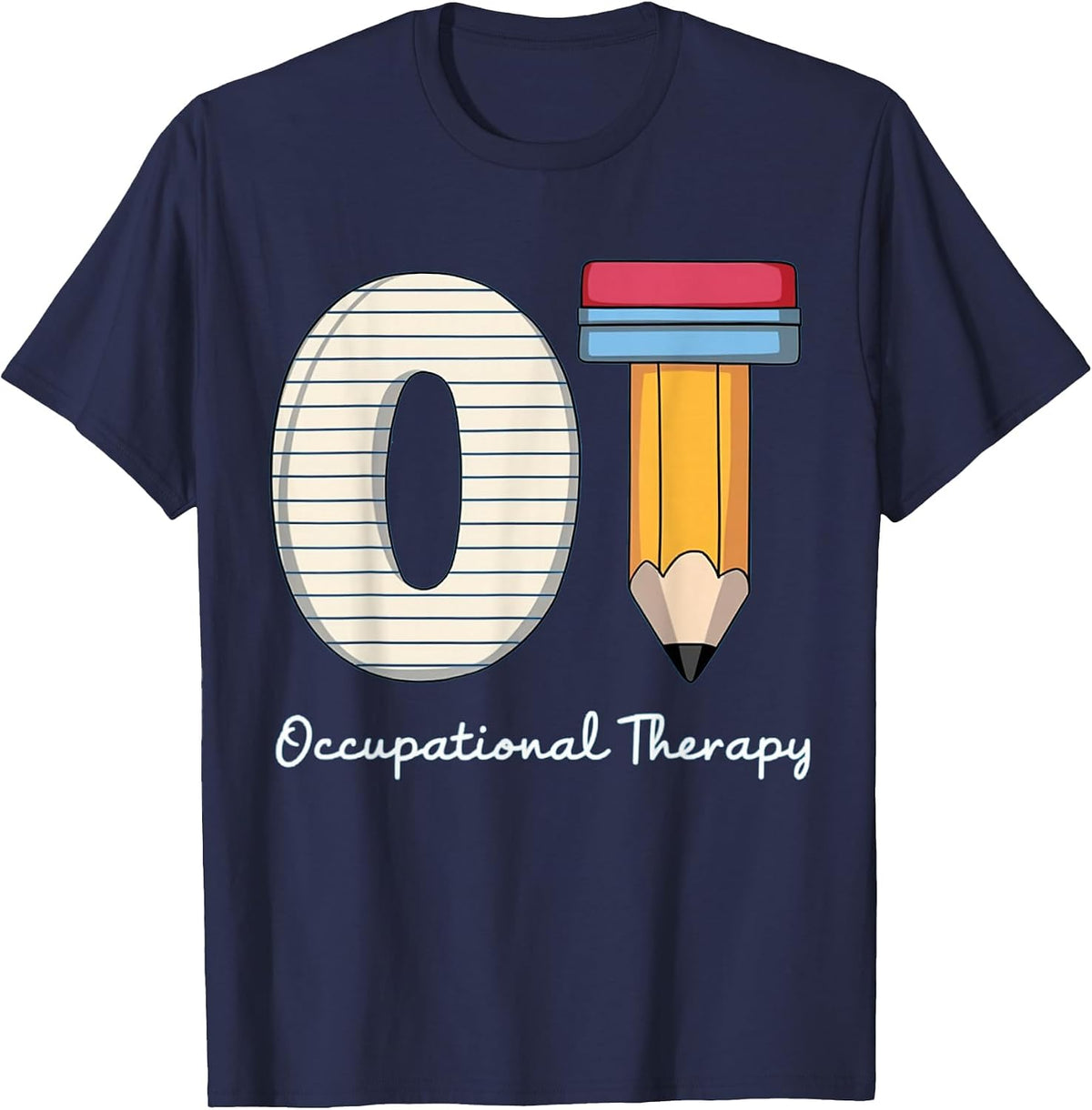 Occupational Therapist OT Physical Assistant COTA Kids T-Shirt - Navy Blue