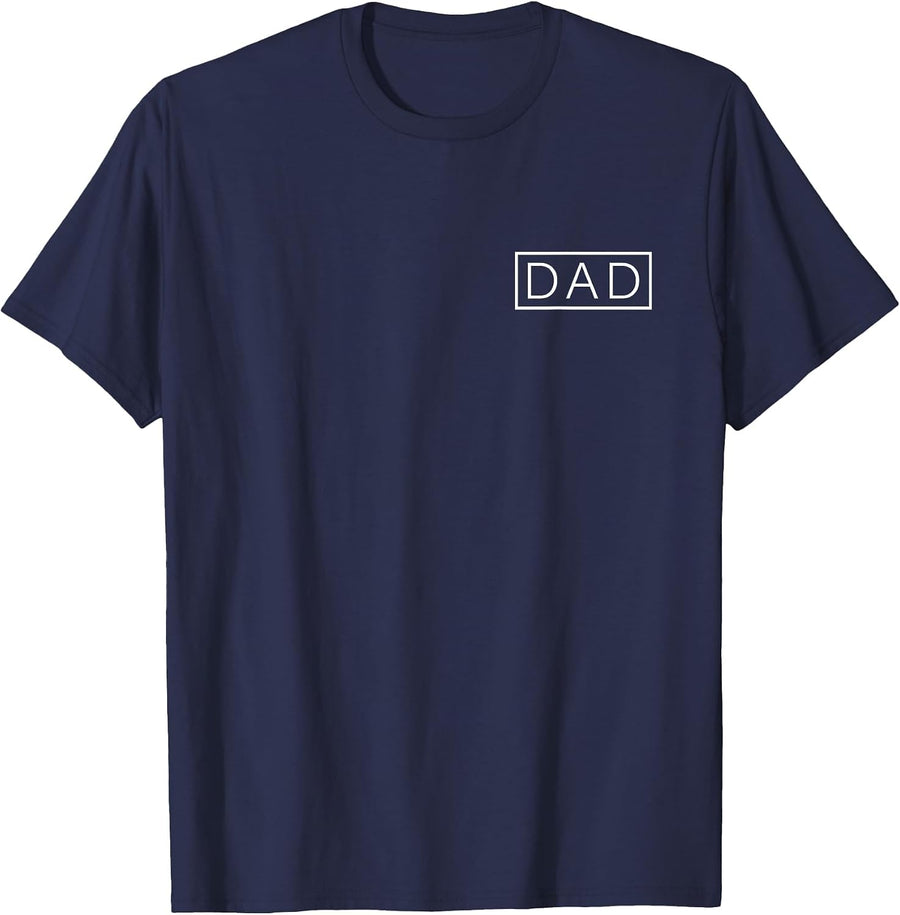 Cool Funny Fathers Day Design for Men Papa Father Dad T-Shirt - Navy Blue