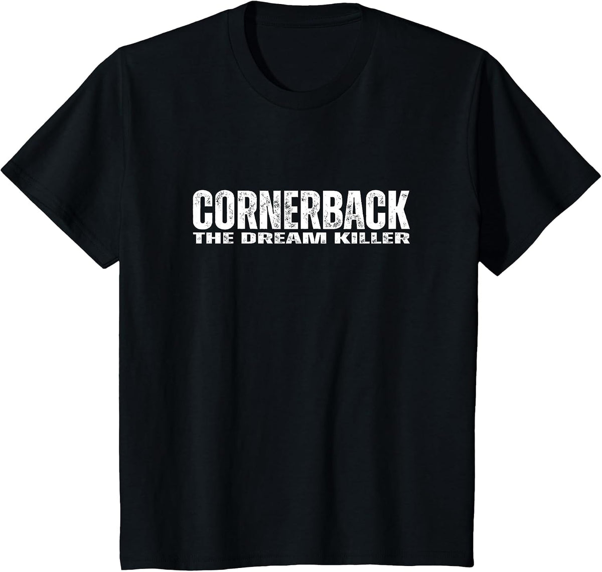 Cornerback Football Athlete Funny Confident Defensive Back T-Shirt - Black