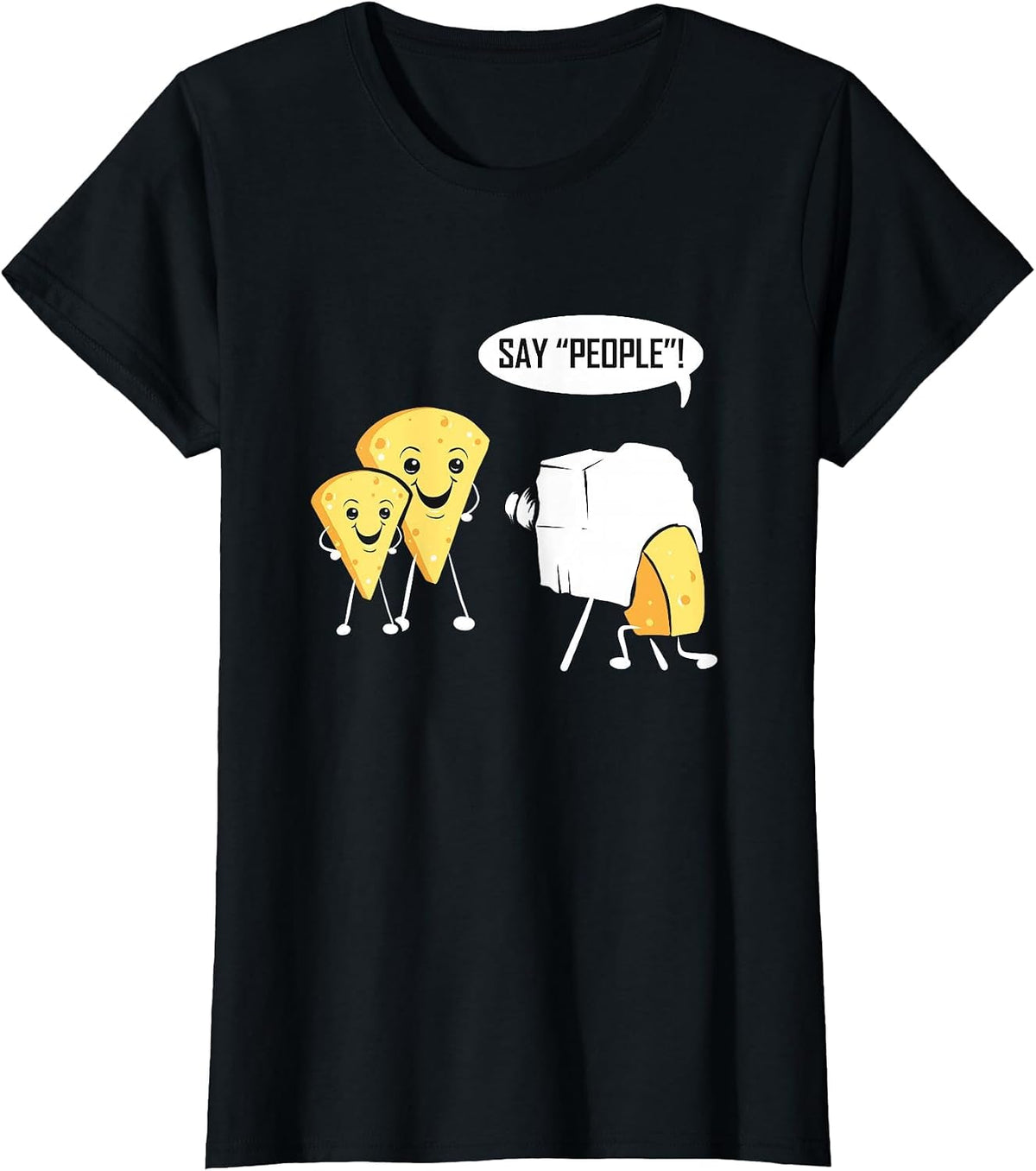 Photography Cheese Funny for Photographer Photo Camera T-Shirt, Women, Black, X-Large - As Pictured