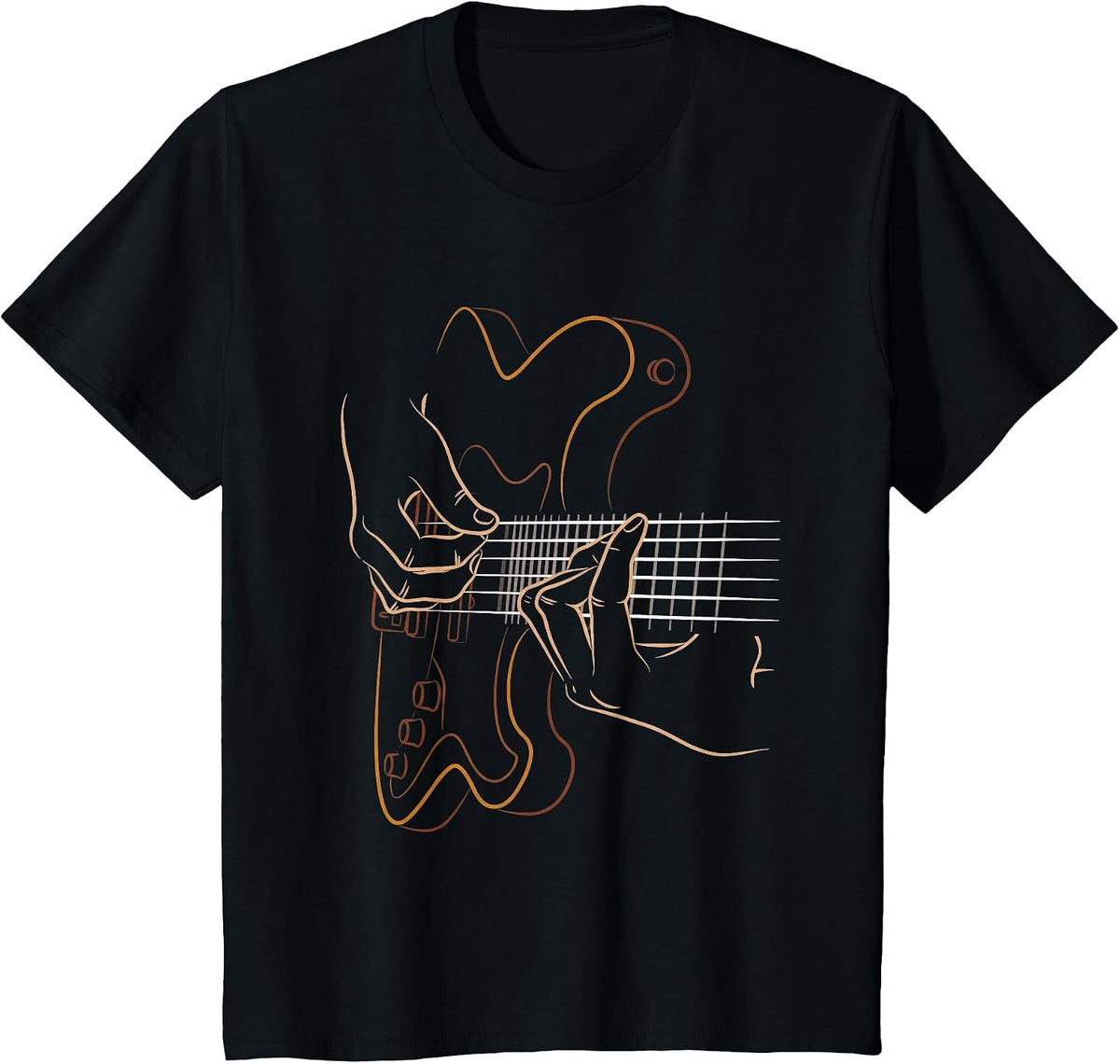 Cool Bass Guitar Graphic Design Bass Player Bassist T-Shirt - Black
