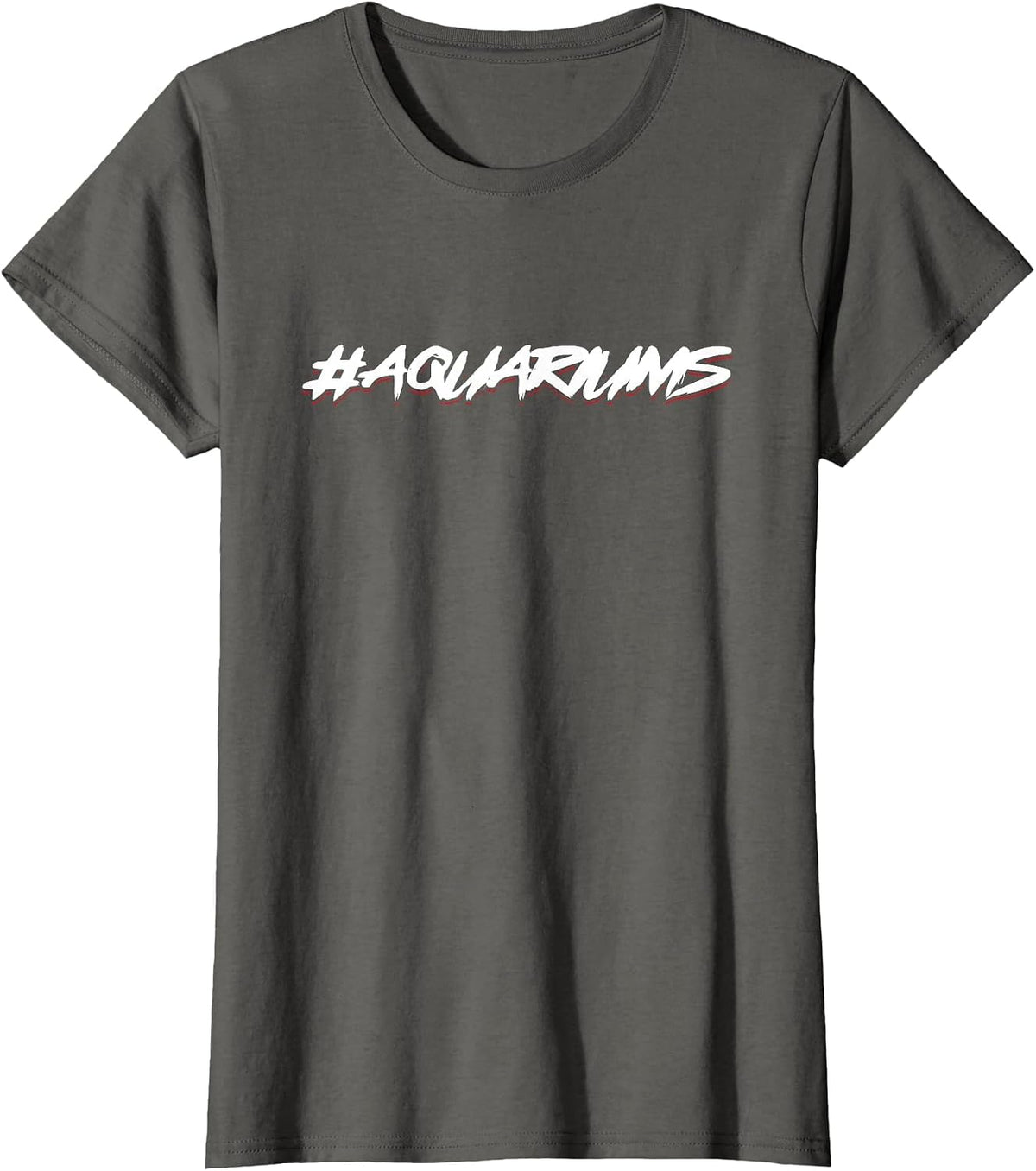 Aquarium Technician Aquaskaper Fish Care T-Shirt - Asphalt Grey