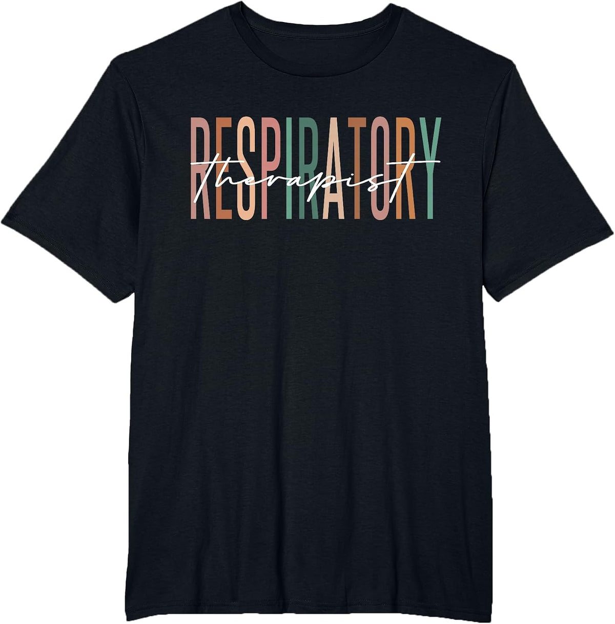 Respiratory Therapy RT Therapist Funny RT Care Week T-Shirt - Black