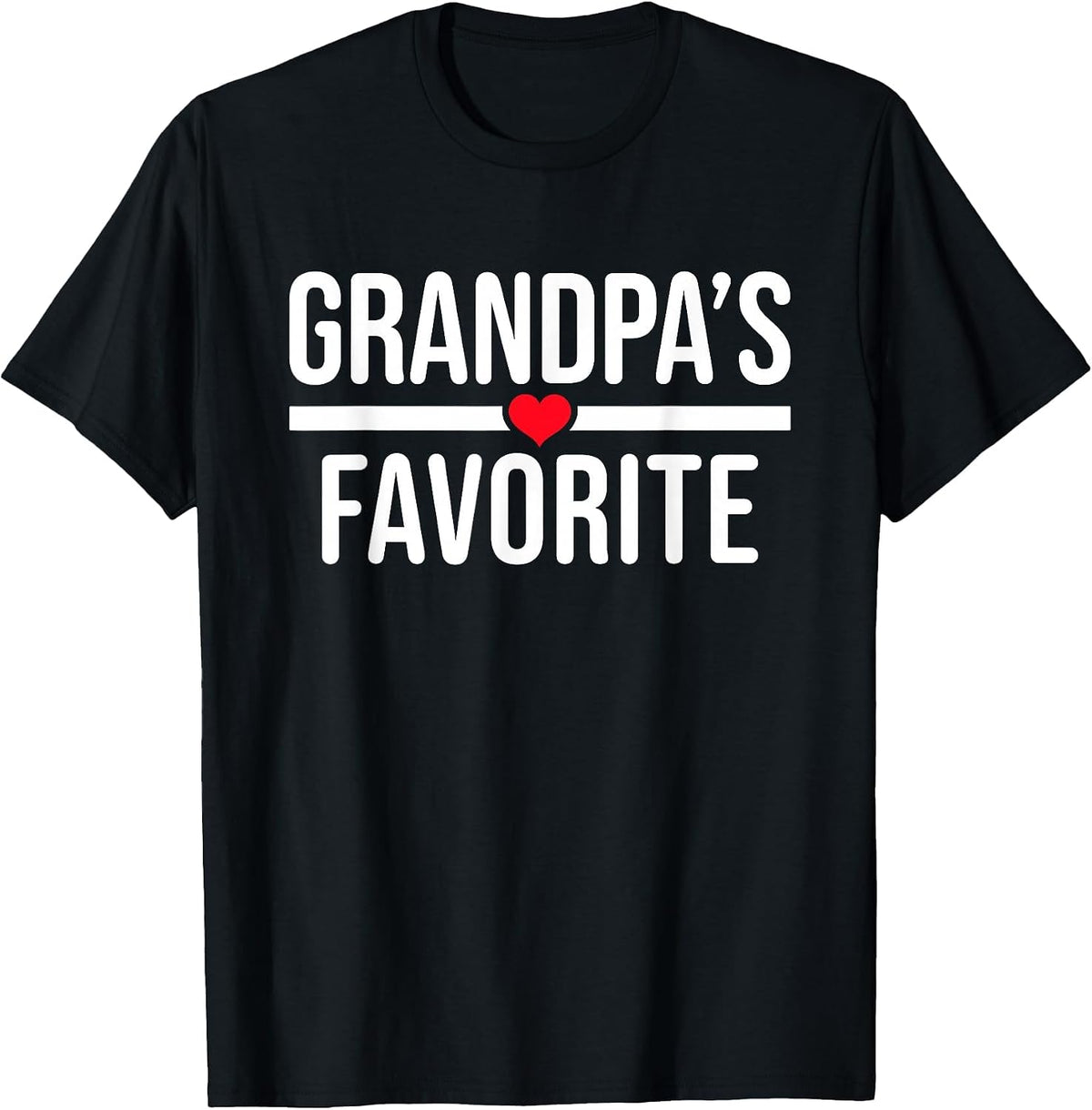 Grandpa's Favorite T-Shirt - Black
