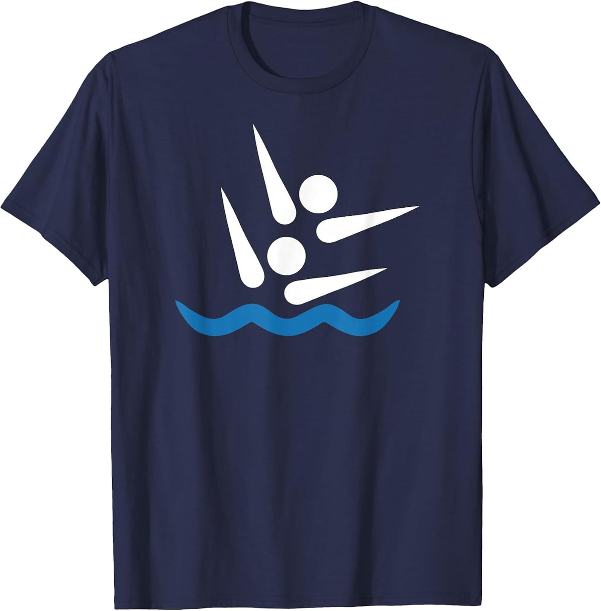 Synchronized Swimming T-Shirt - Navy Blue