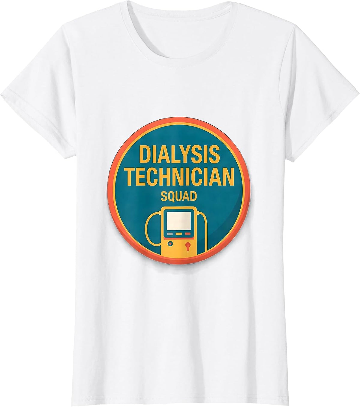 Dialysis Technician Squad Nephrology Tech Occupational Pride T-Shirt - White