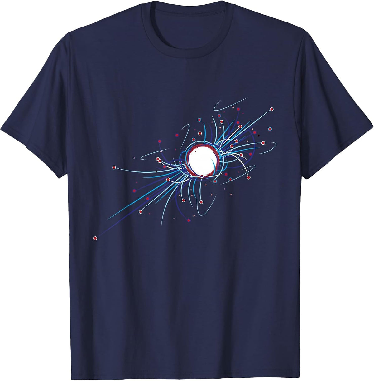 Higgs Boson Physics Lover Particle Physics Quantum Science T-Shirt - Navy Blue