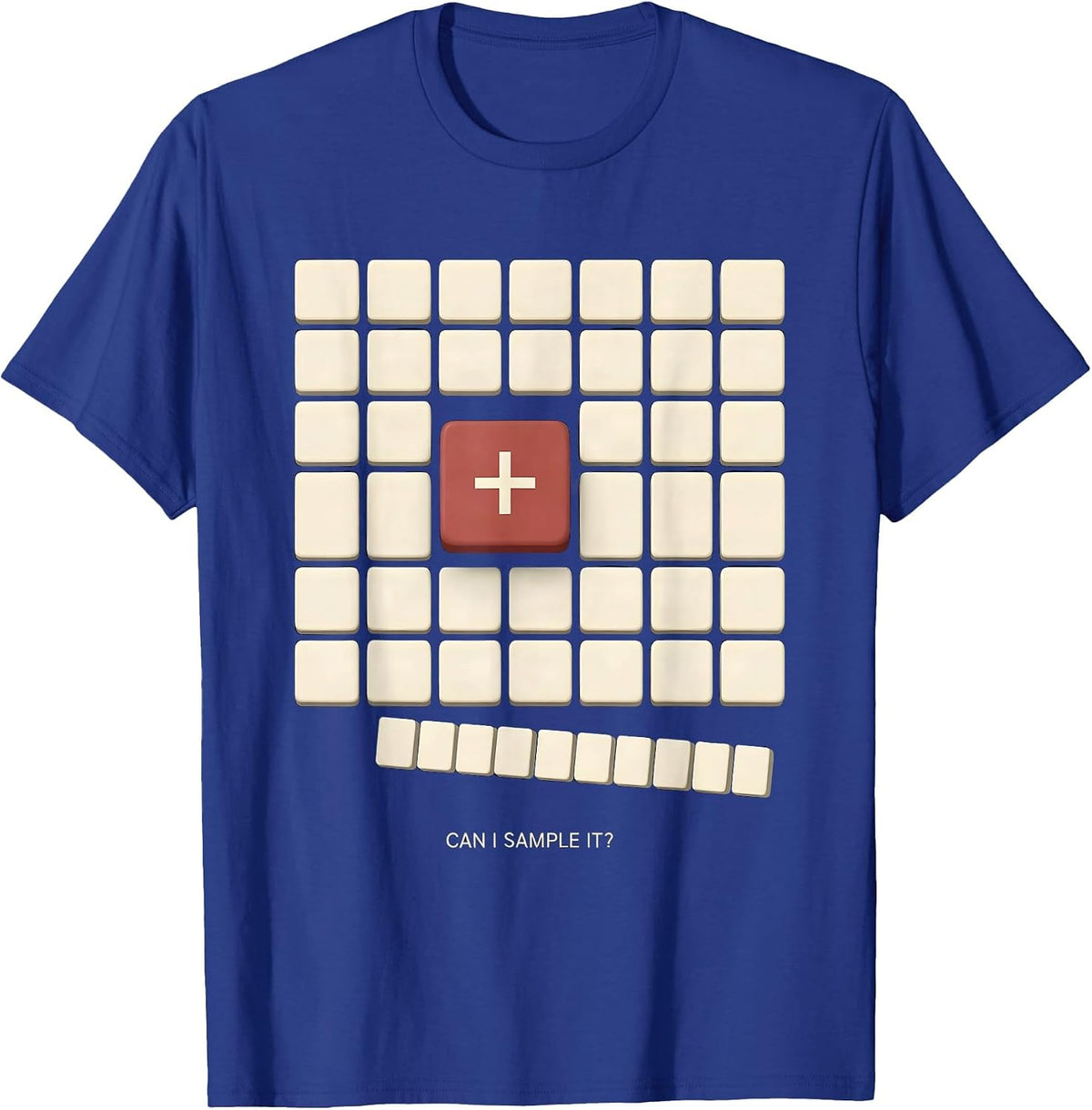Can I Sample It Funny Periodic Table Chemistry Teacher Humor T-Shirt - Royal Blue