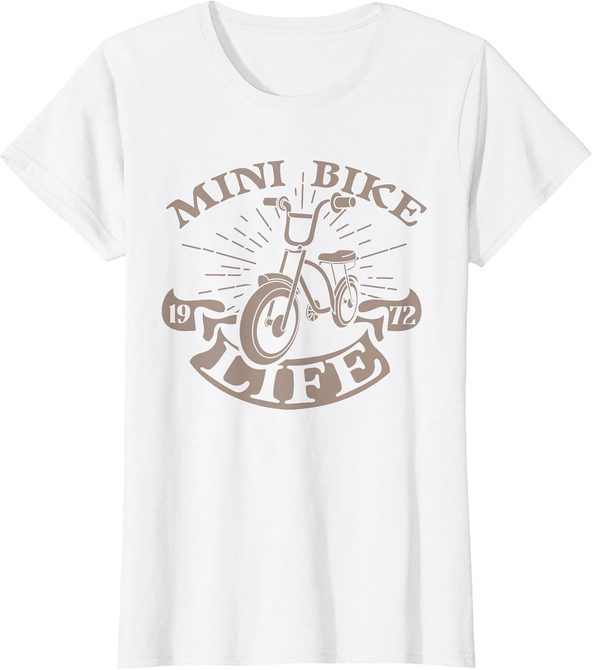 Minibike Mini Motorbike Funny Pocket Bike T-Shirt - White