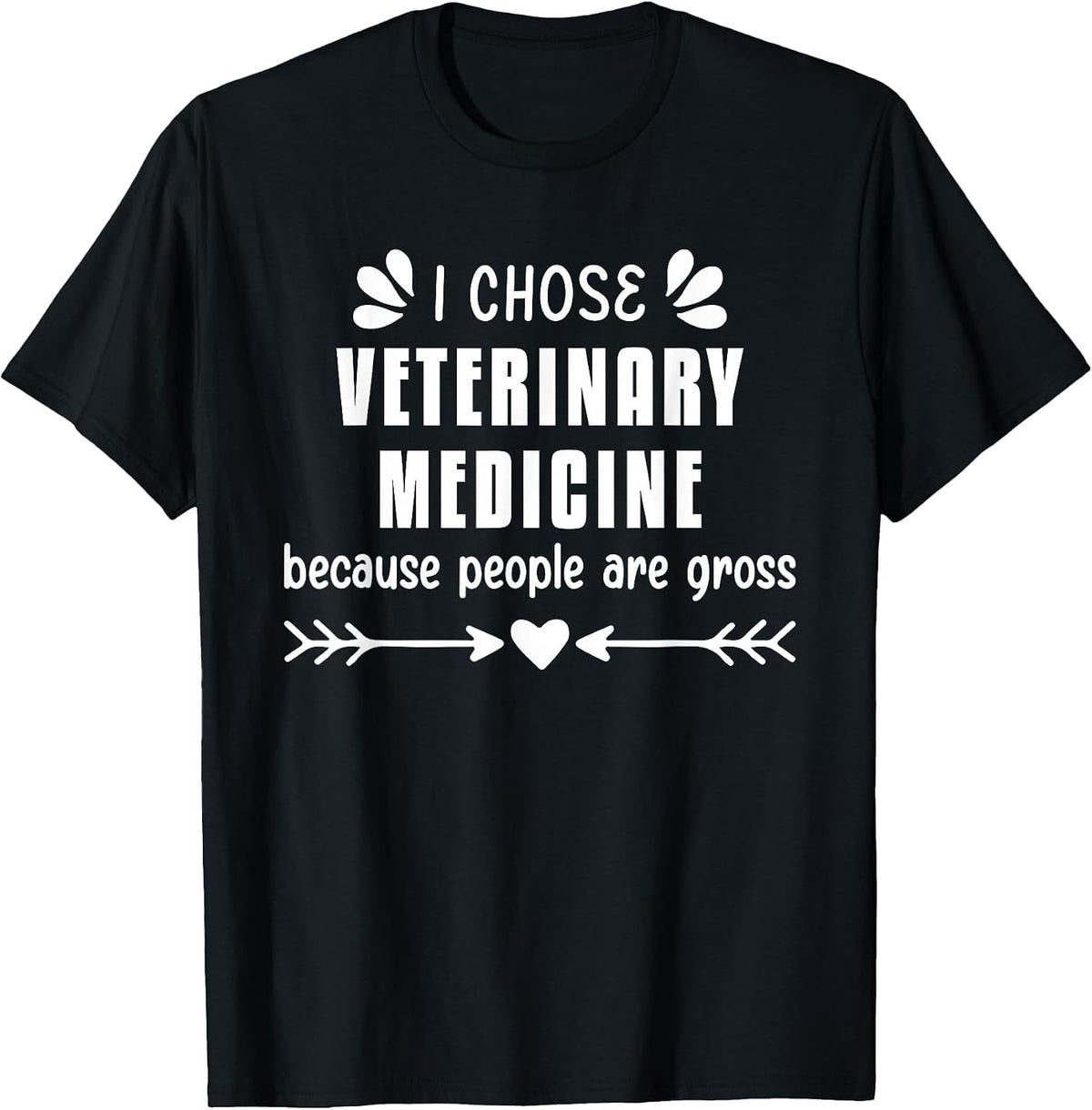Funny Vet Veterinarian for Men and Women T-Shirt - Black