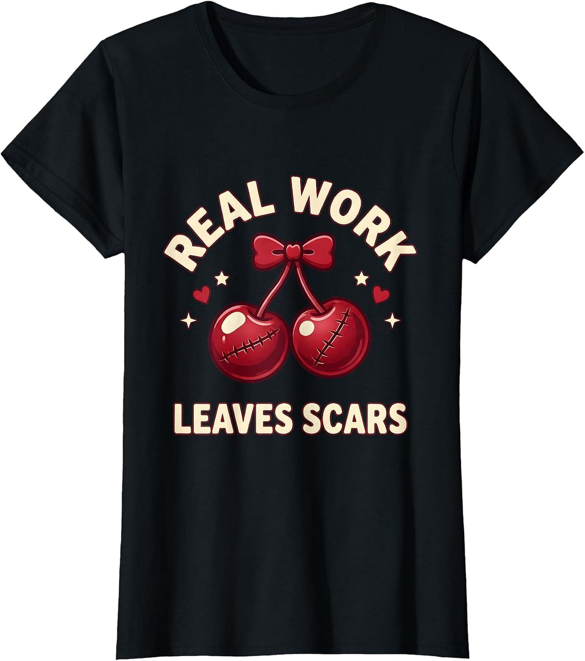 Real Work Leaves Scars Welder Pride Design T-Shirt - Black