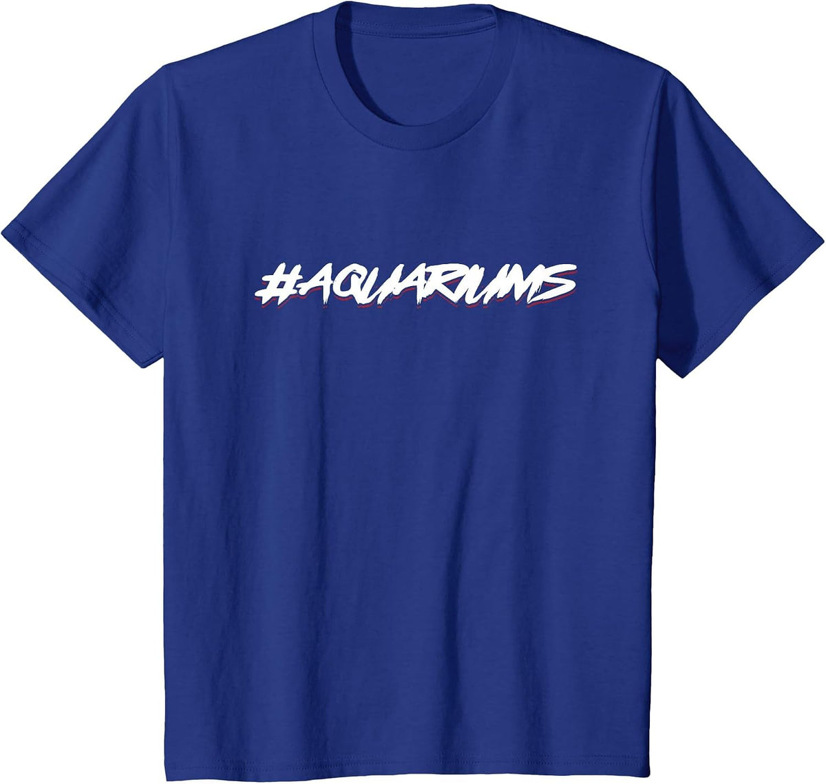 Aquarium Technician Aquaskaper Fish Care T-Shirt - Royal Blue