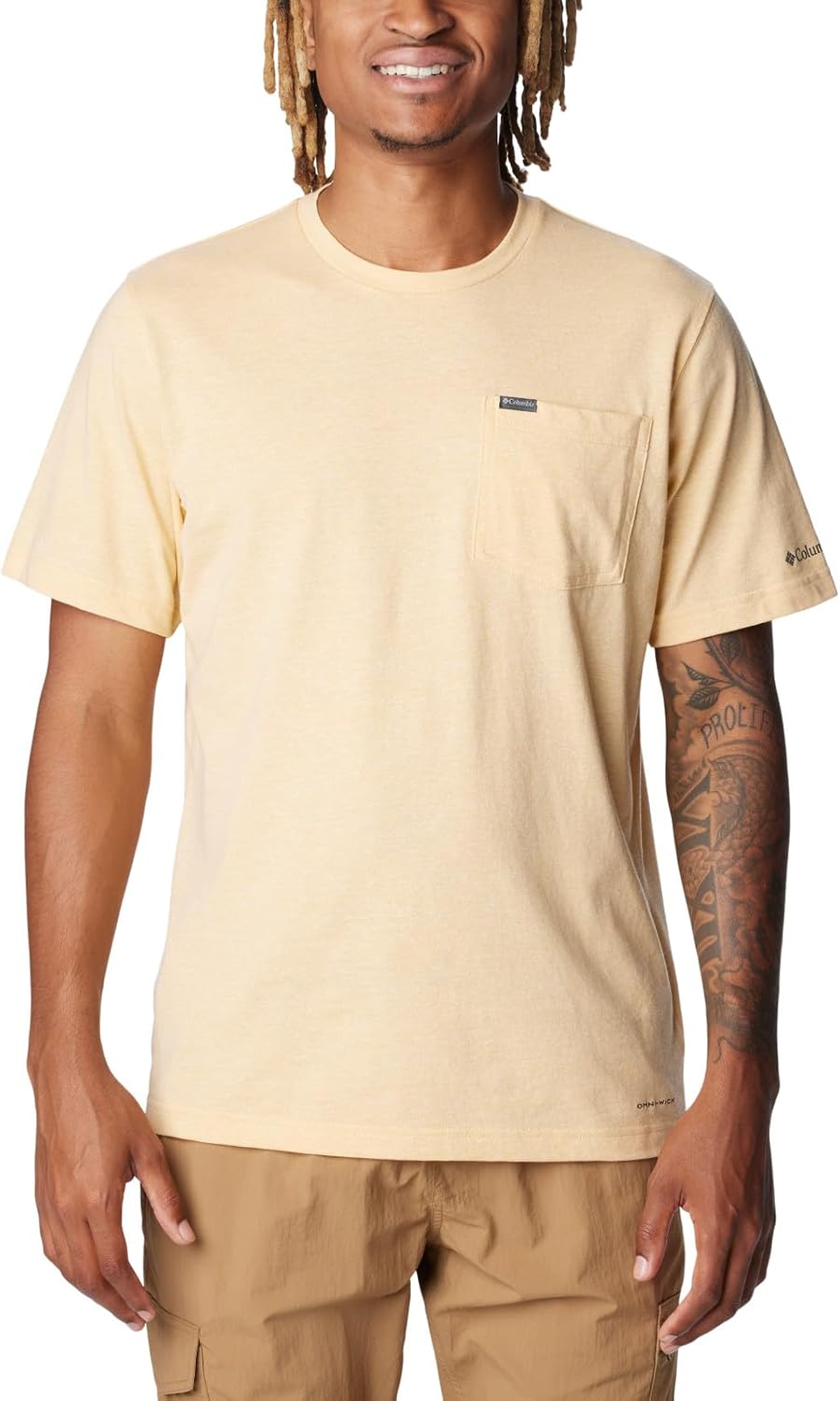 Columbia Thistletown Hills™ Pocket Tee - Light Camel Heather XX-Large