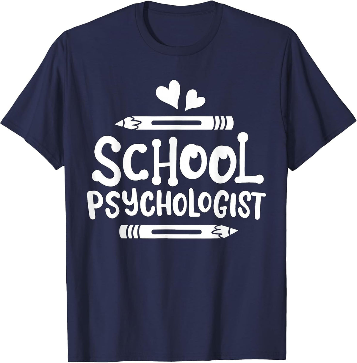 Psychologist School Psychologist Counselor T-Shirt - Navy Blue