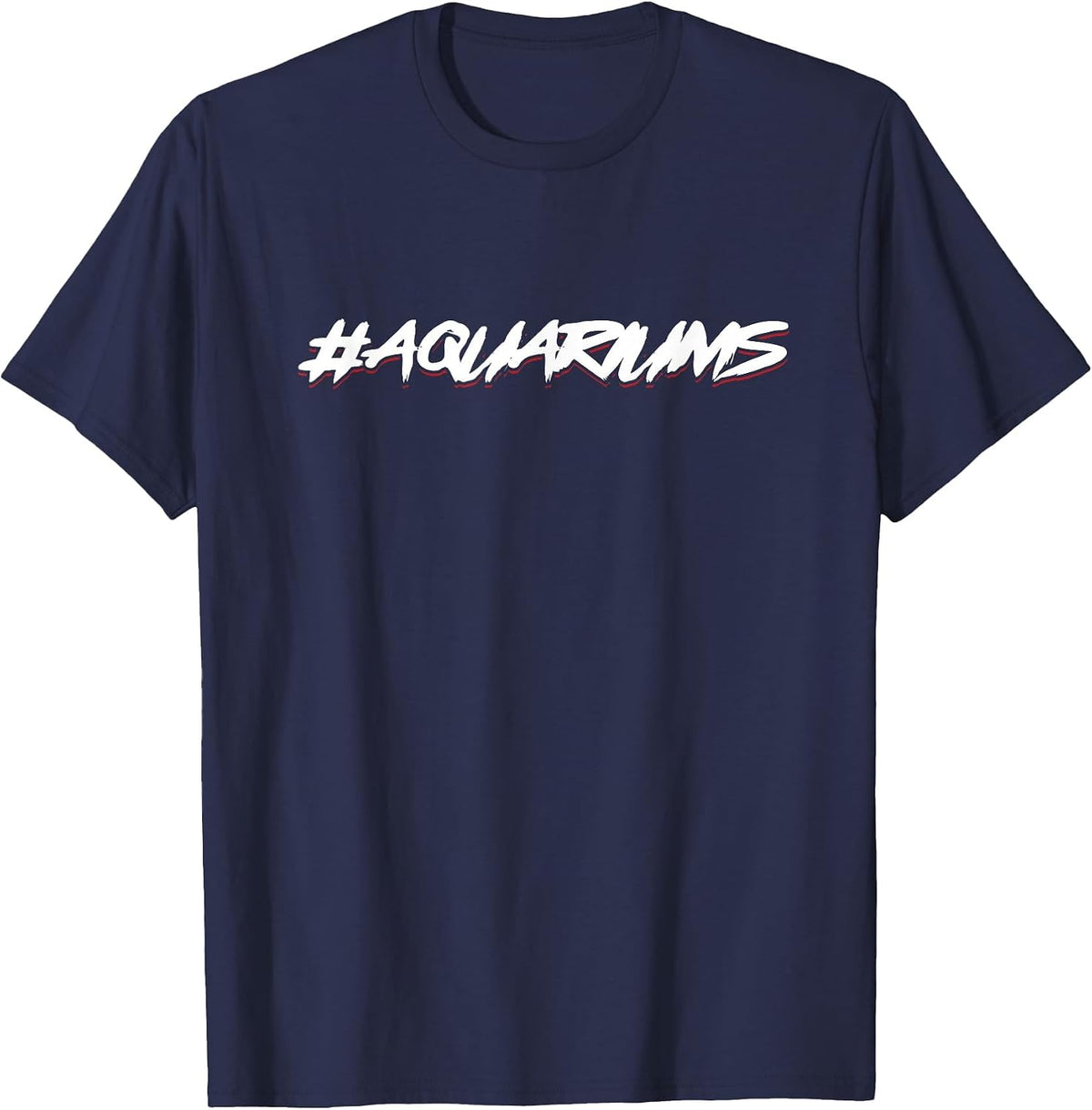 Aquarium Technician Aquaskaper Fish Care T-Shirt - Navy Blue