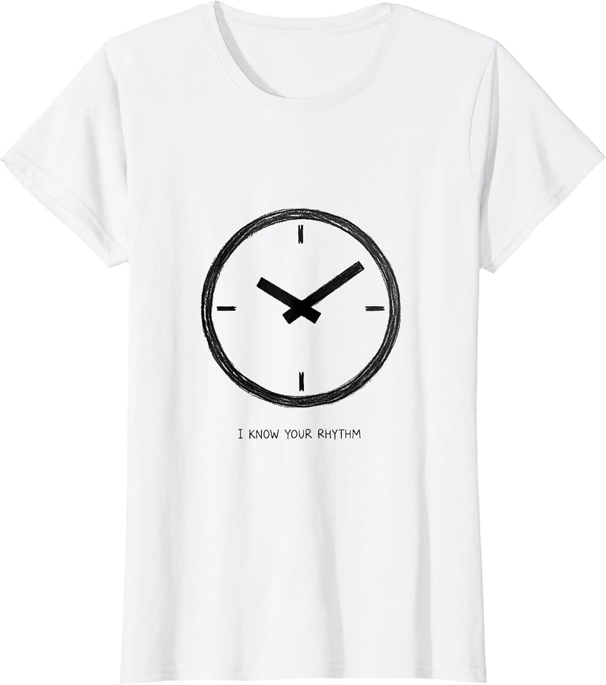 Women's I Know Your Rhythm Minimalist Dialysis Nurse Technician T-Shirt - White