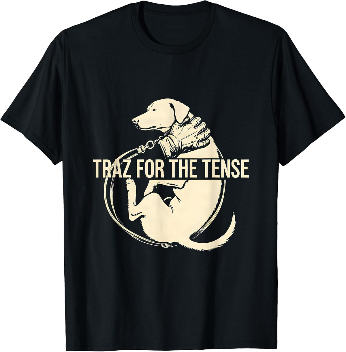 Men's Traz For The Tense Funny Veterinary Technician Vet Tech T-Shirt - Black