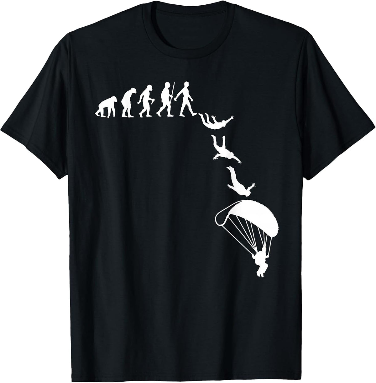 Cool Skydive Design for Men Women Skydiver Skydiving Lovers T-Shirt - Black
