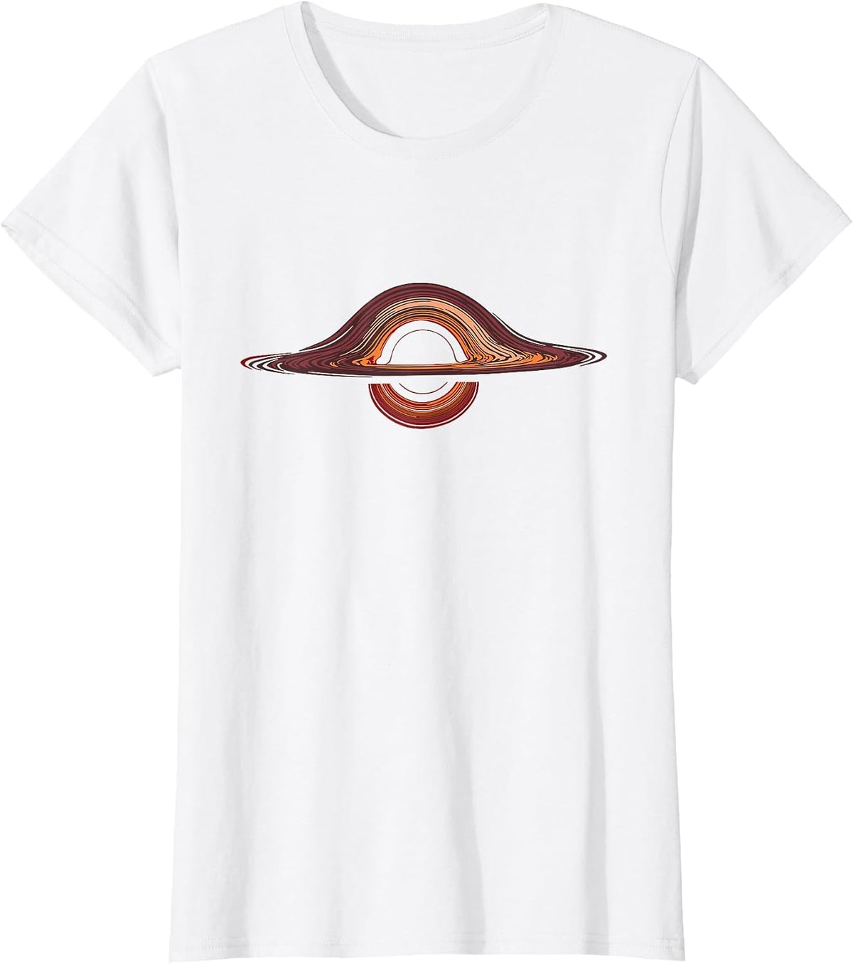 Black Hole Physics Universe Physics Astrophysicist T-Shirt - White