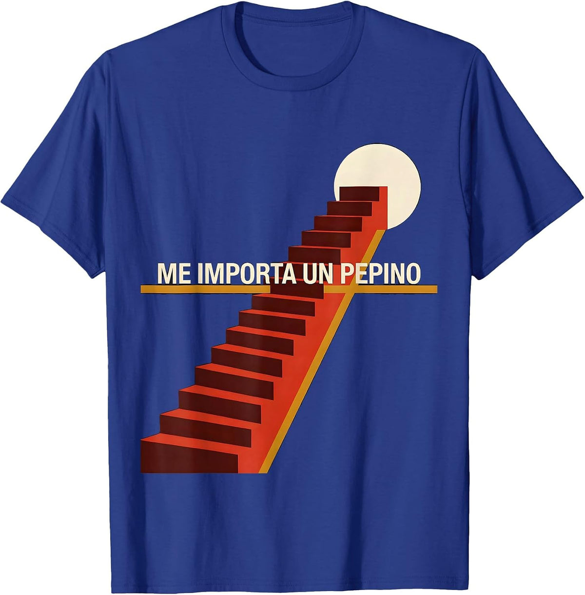 Men's Me Importa Un Pepino Funny Spanish Slang Latino Heritage T-Shirt - Royal Blue