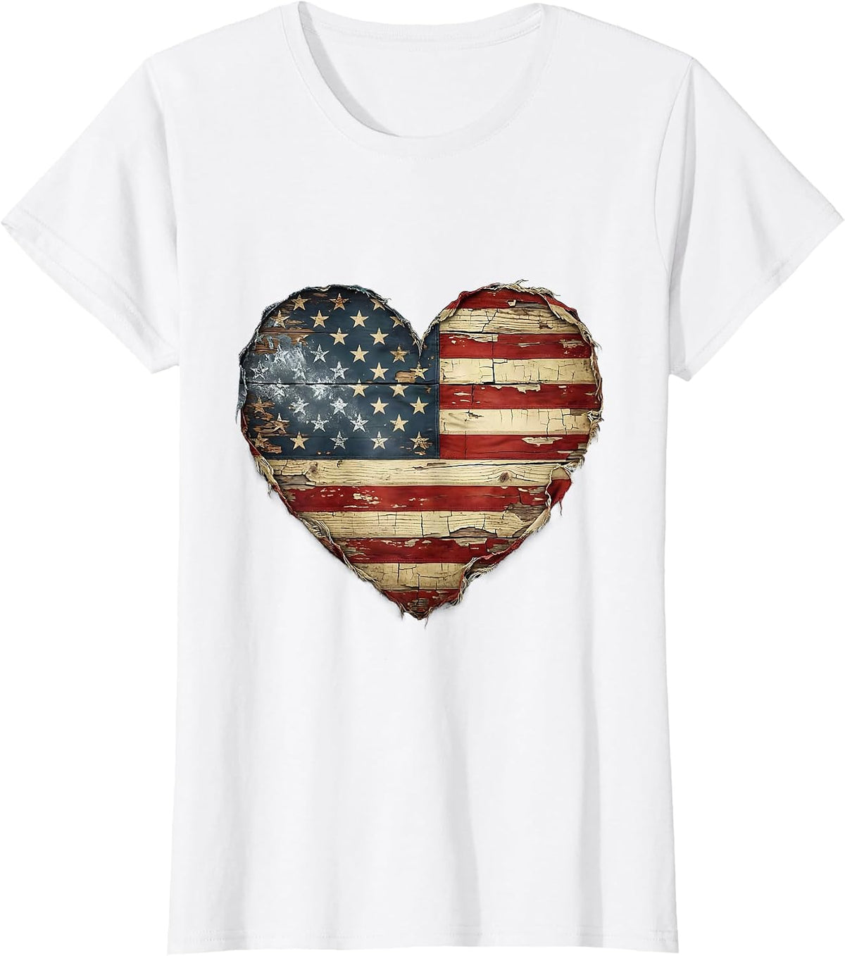 Bald Eagle Wildflower Perch American Nature Design T-Shirt - White