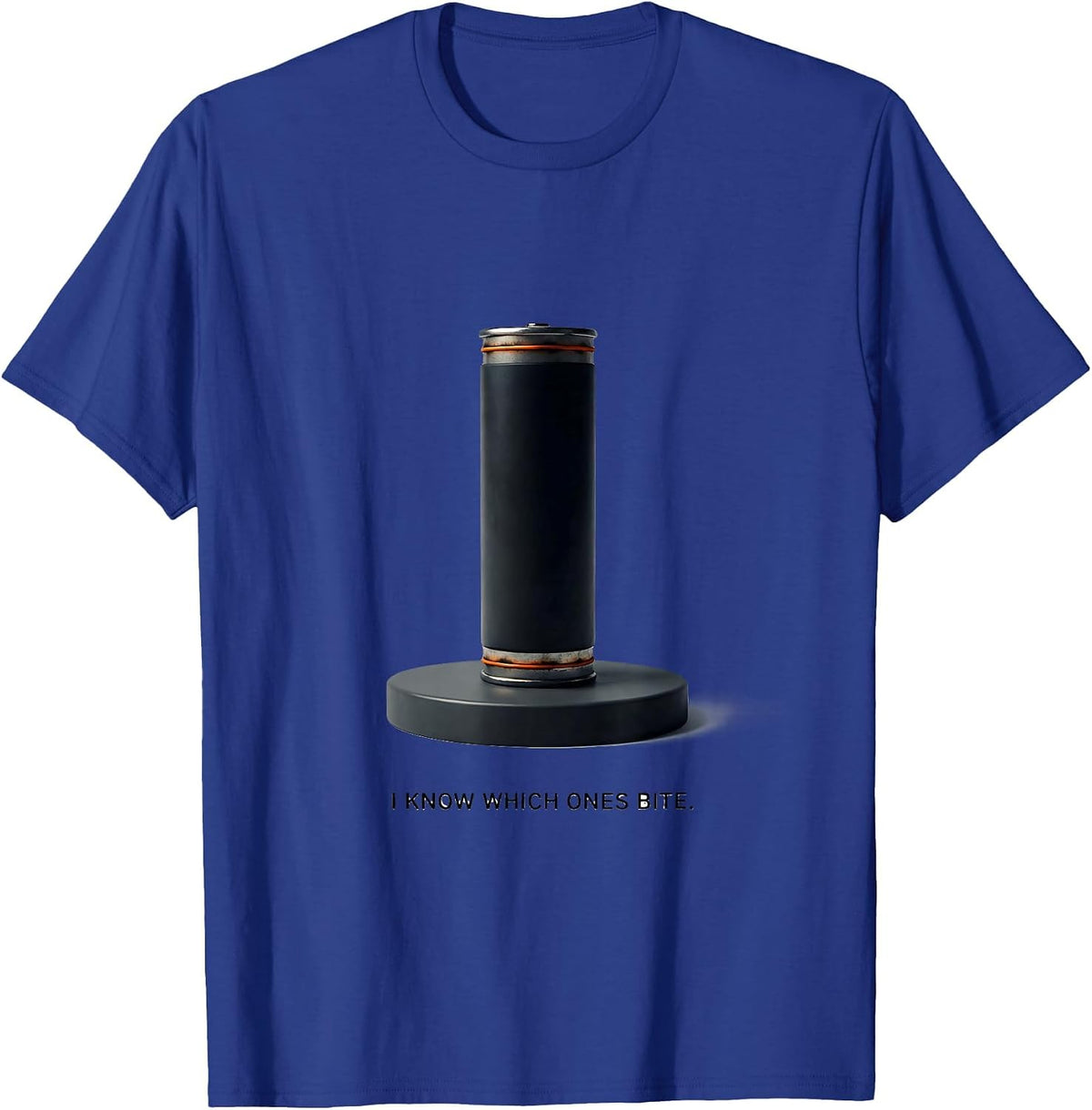 I Know Which Ones Bite Funny Electrician Engineer Sarcastic T-Shirt - Royal Blue