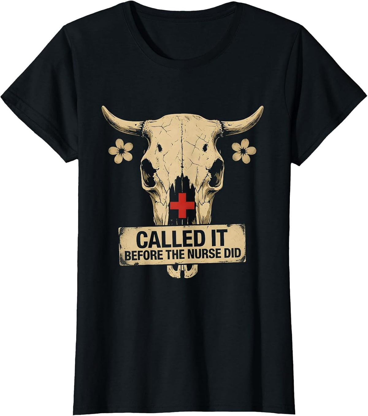 Called It Before The Nurse Did School Nurse Design T-Shirt - Black