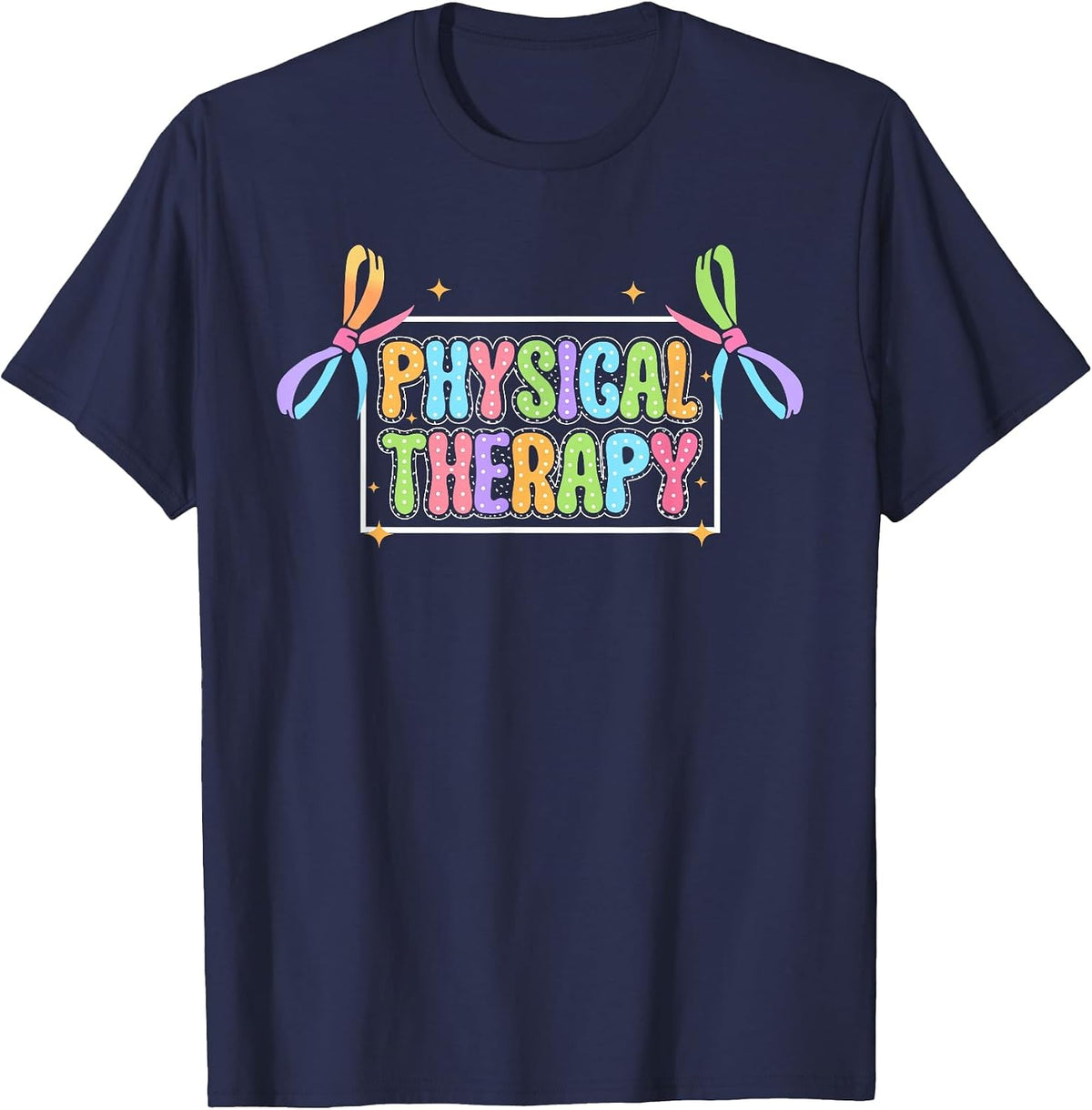 Physical Therapy PT PTA Physical Therapist T-Shirt - Navy Blue
