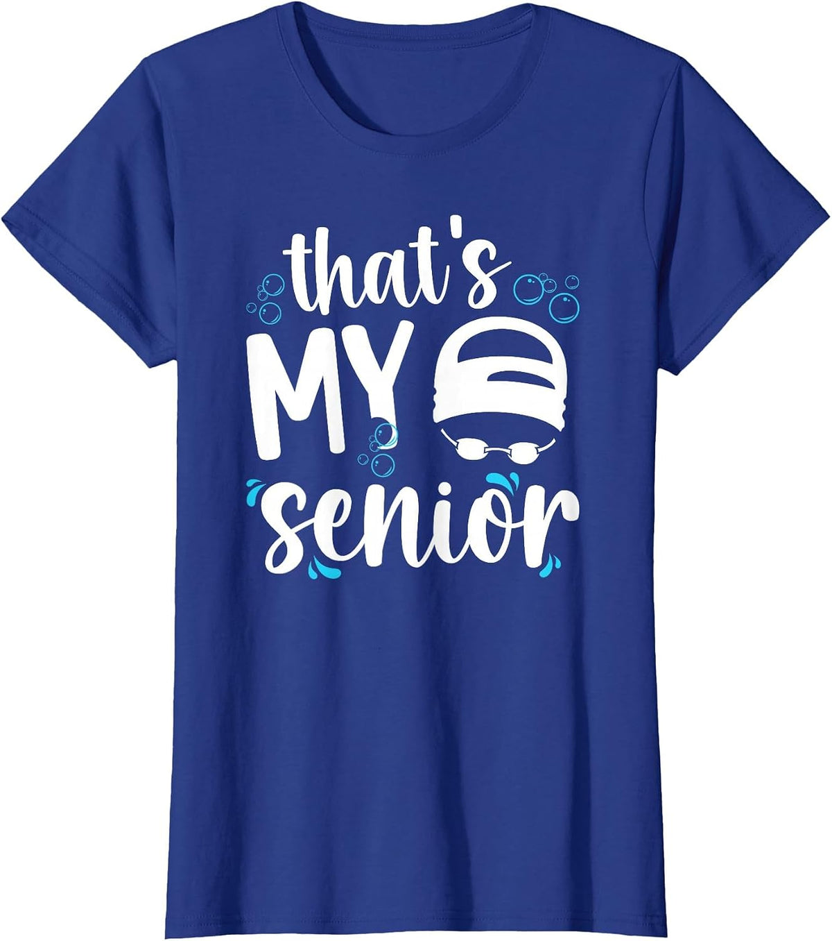 That's My Swim Senior Mom 2026 Swimming Senior Mama 2026 T-Shirt - Royal Blue