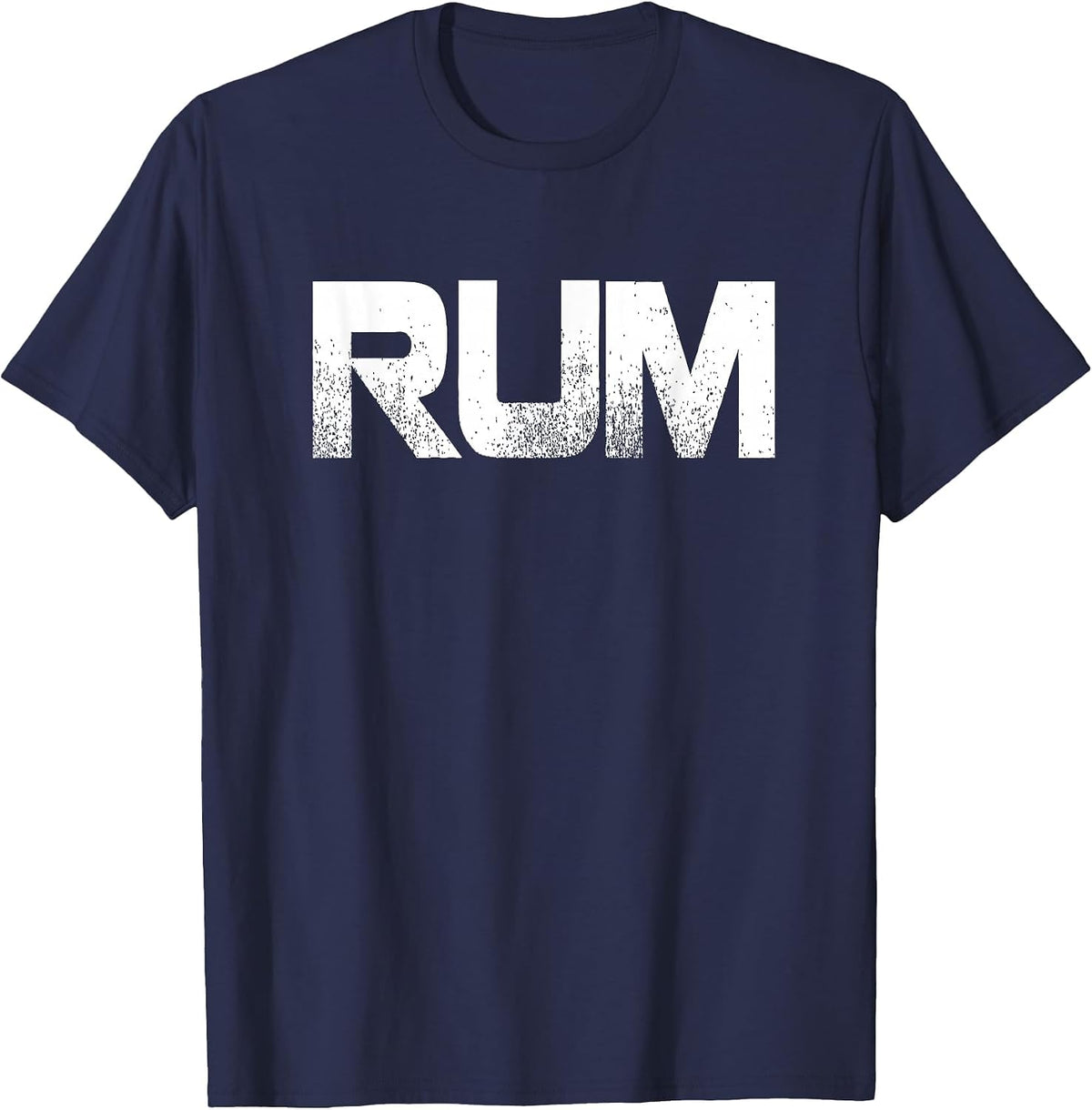 Rum T-Shirt for Rum Drinkers Halloween Couples Costume Cola T-Shirt - Navy Blue