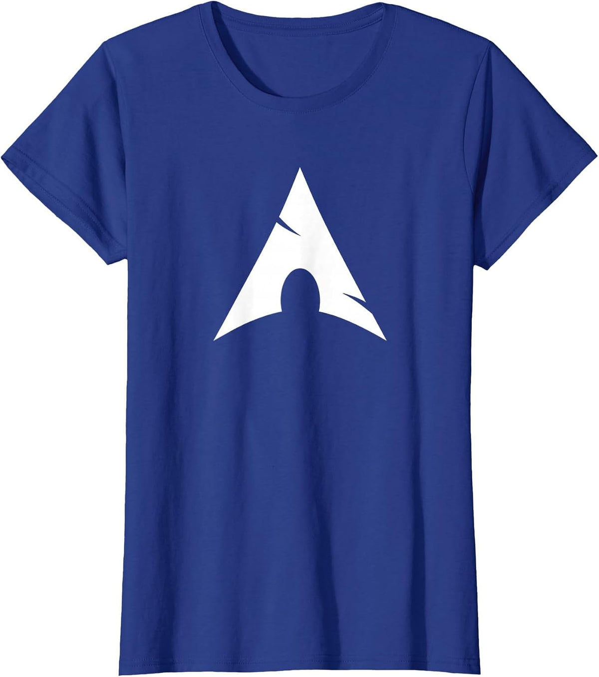 Arch Linux Lover T-Shirt with White Logo Open Source Os tee T-Shirt - Royal Blue