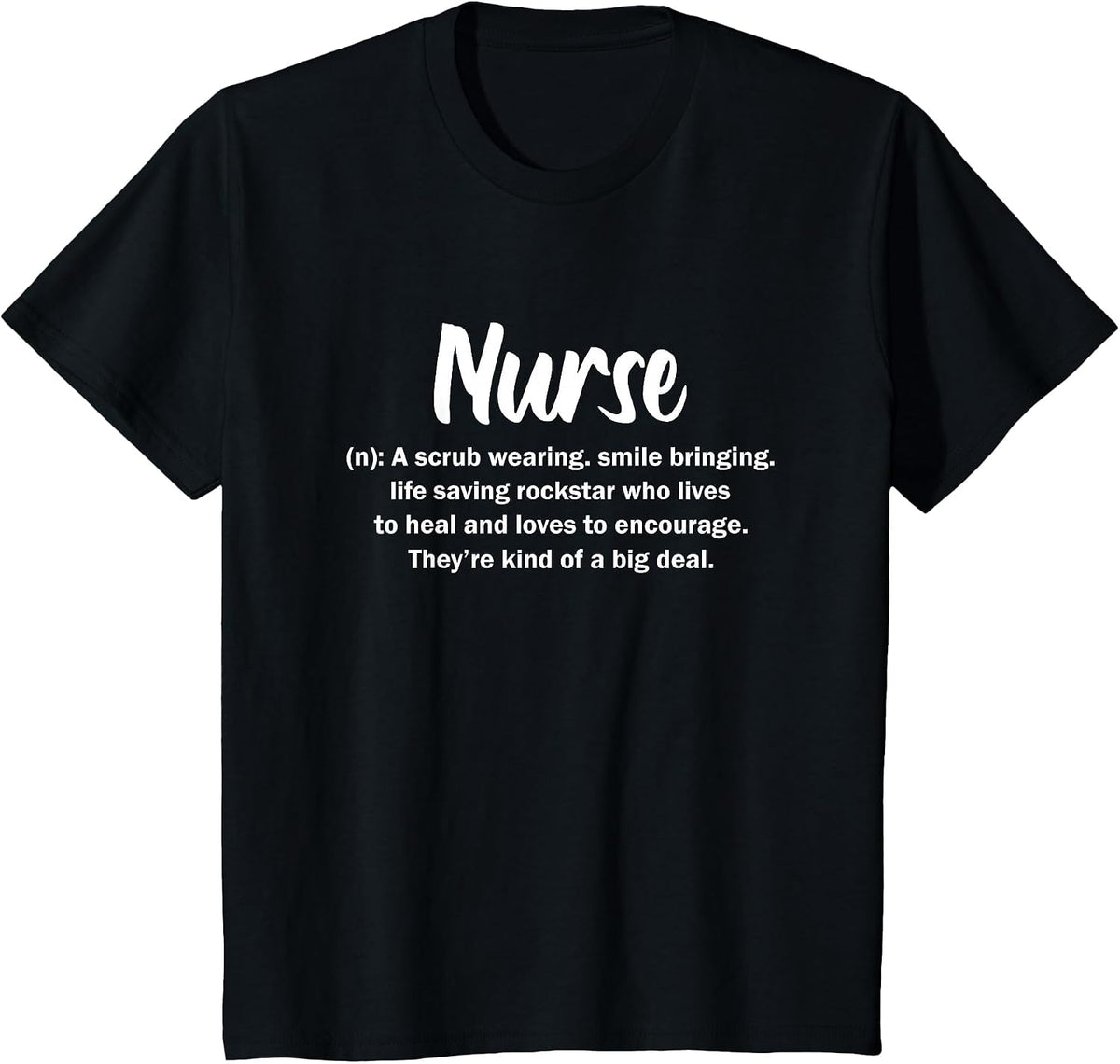 Nurse Funny Definition T-Shirt - Black