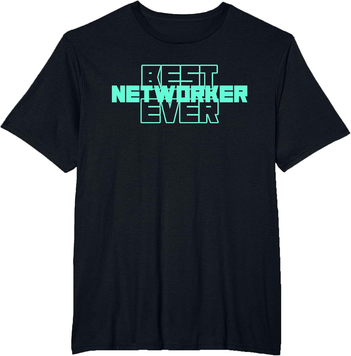 Best Networker Network Marketing Entrepreneur MLM Networking T-Shirt - Black