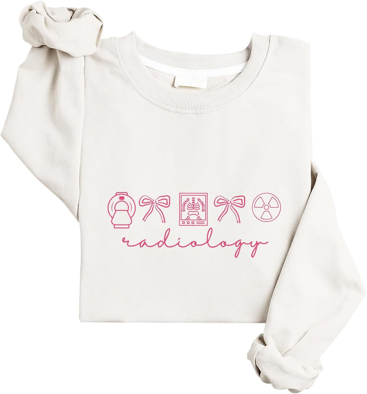 Radiology Tech Sweatshirt Radiology Tech Student Sweatshirt - White