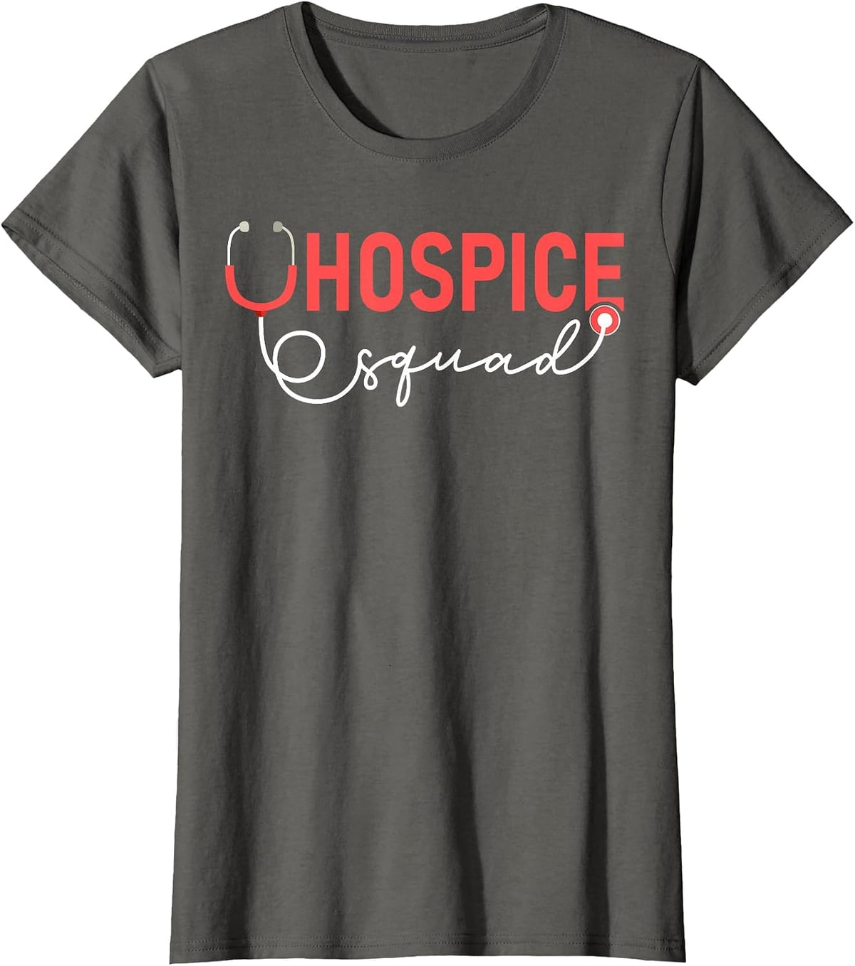 Hospice Squad Hospice Nurse Aide T-Shirt - Asphalt Grey