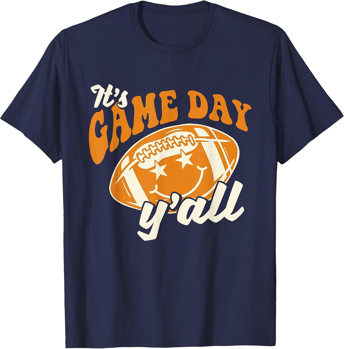 It's Game Day - American USA Football Player Game Sports T-Shirt - Navy Blue