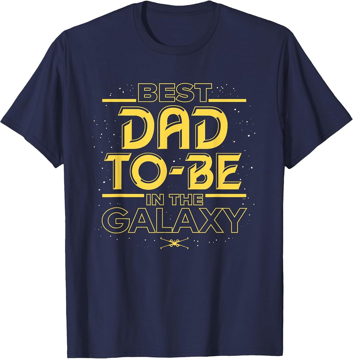 Star Wars Best Dad-to-Be in the Galaxy Birthday Father’s Day T-Shirt - Navy Blue
