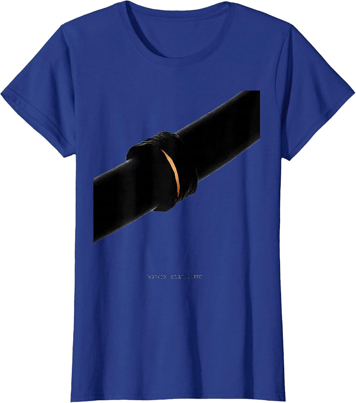 Women's Worked Hot Still Here Funny Electrician Skeleton Gift T-Shirt - Royal Blue