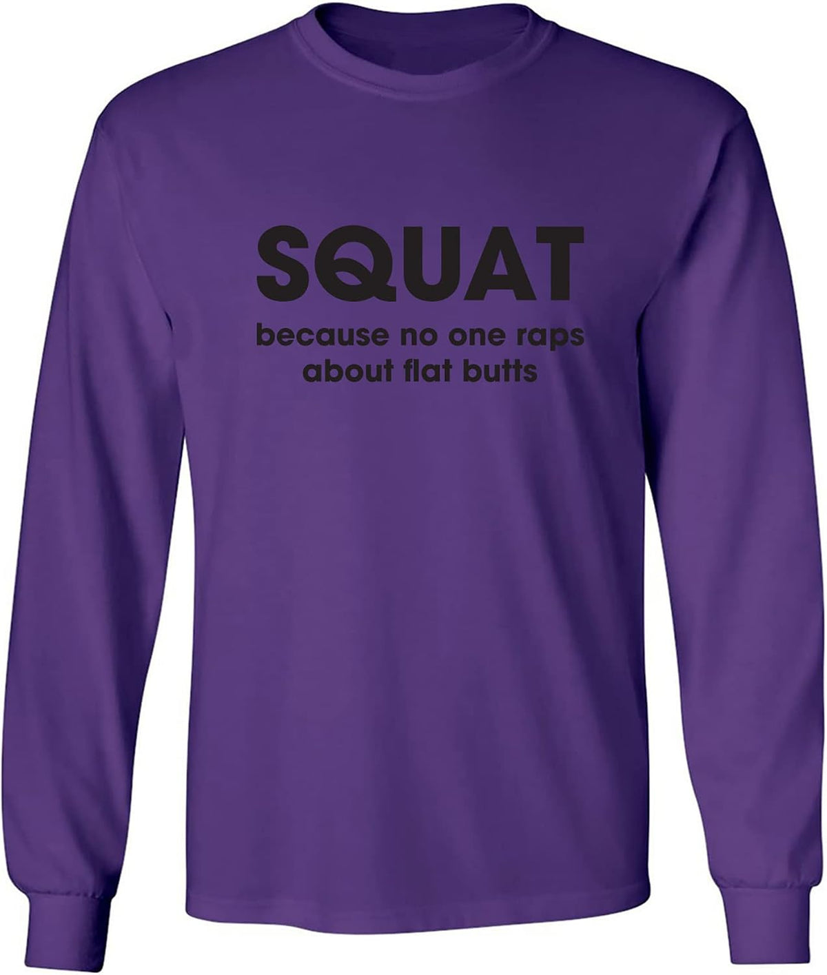 zerogravitee Squat Adult Long Sleeve T-Shirt - Purple