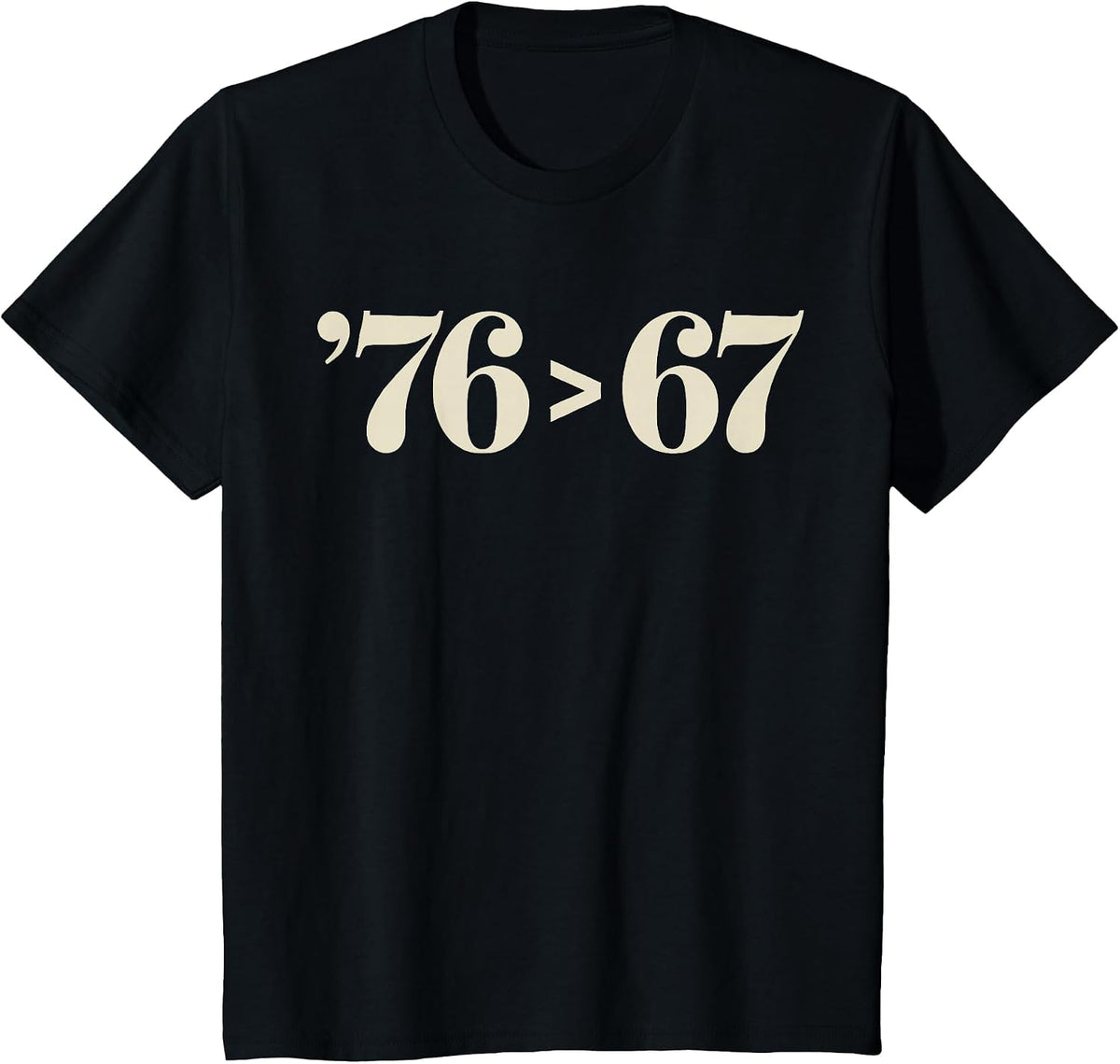 76 > 67 Self-Evident - Make History Fun Original T-Shirt - Black