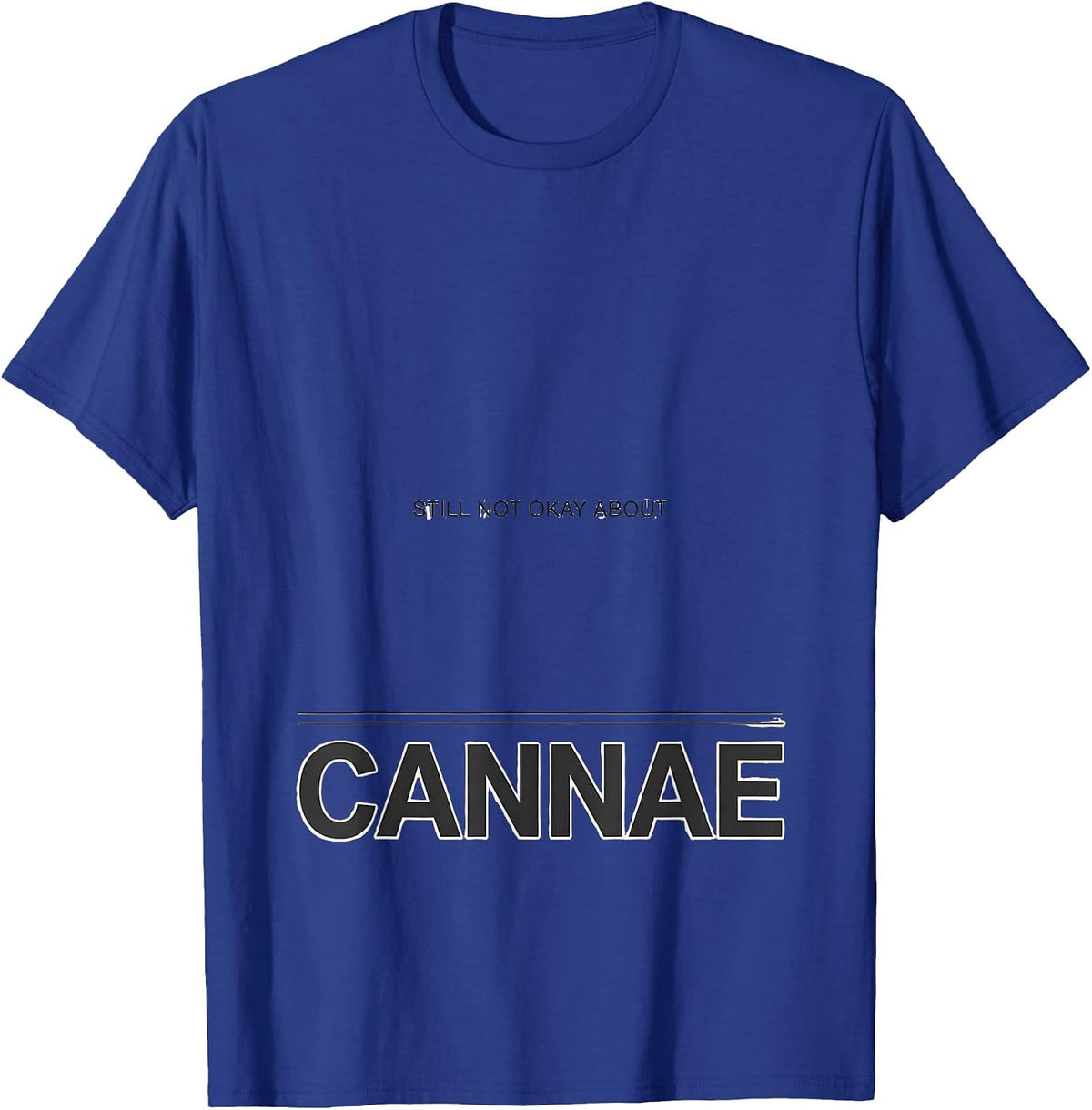 Still Not Okay About Cannae Funny Roman History Meme Latin T-Shirt - Royal Blue