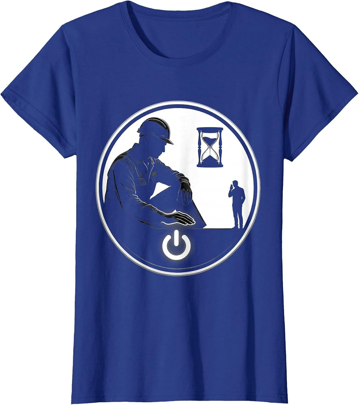 Women's Tech Support Badge Sarcastic IT Worker Humor T-Shirt - Royal Blue