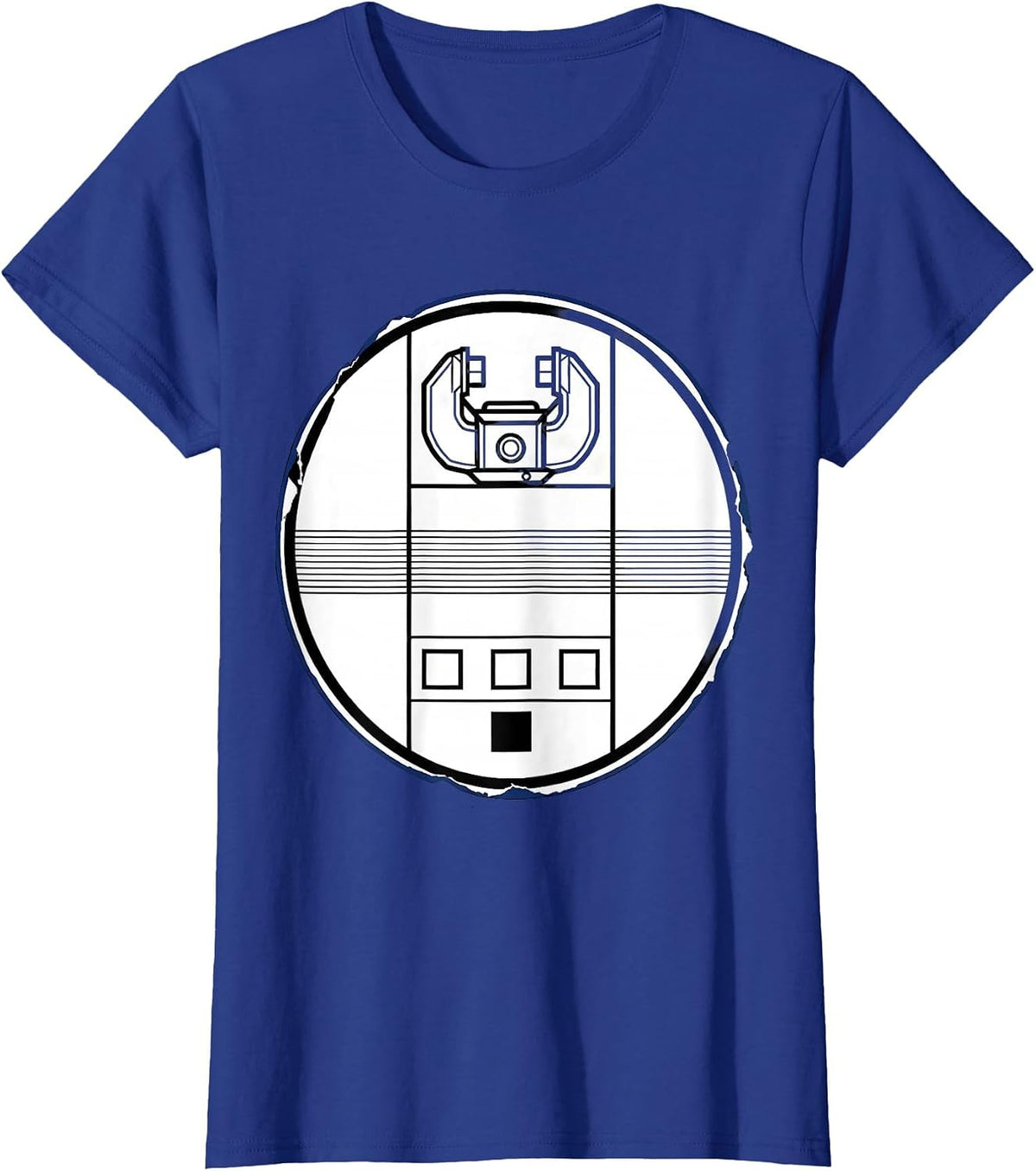 Women's Sealed Rate Card Badge Funny Tradesperson Electrician T-Shirt - Royal Blue
