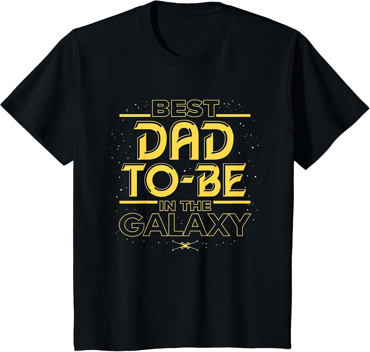 Star Wars Best Dad-to-Be in the Galaxy Birthday Father’s Day T-Shirt - Black