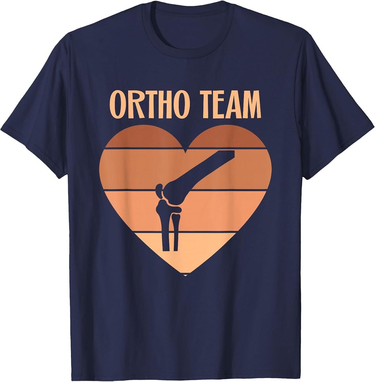 Ortho Nurse Black Orthopedic Surgery Tech Ortho Team Women T-Shirt - Navy Blue