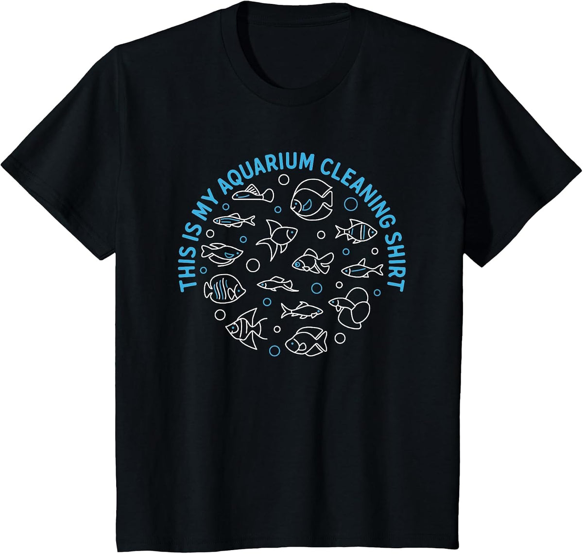 This is My Aquarium Cleaning T-Shirt - Black